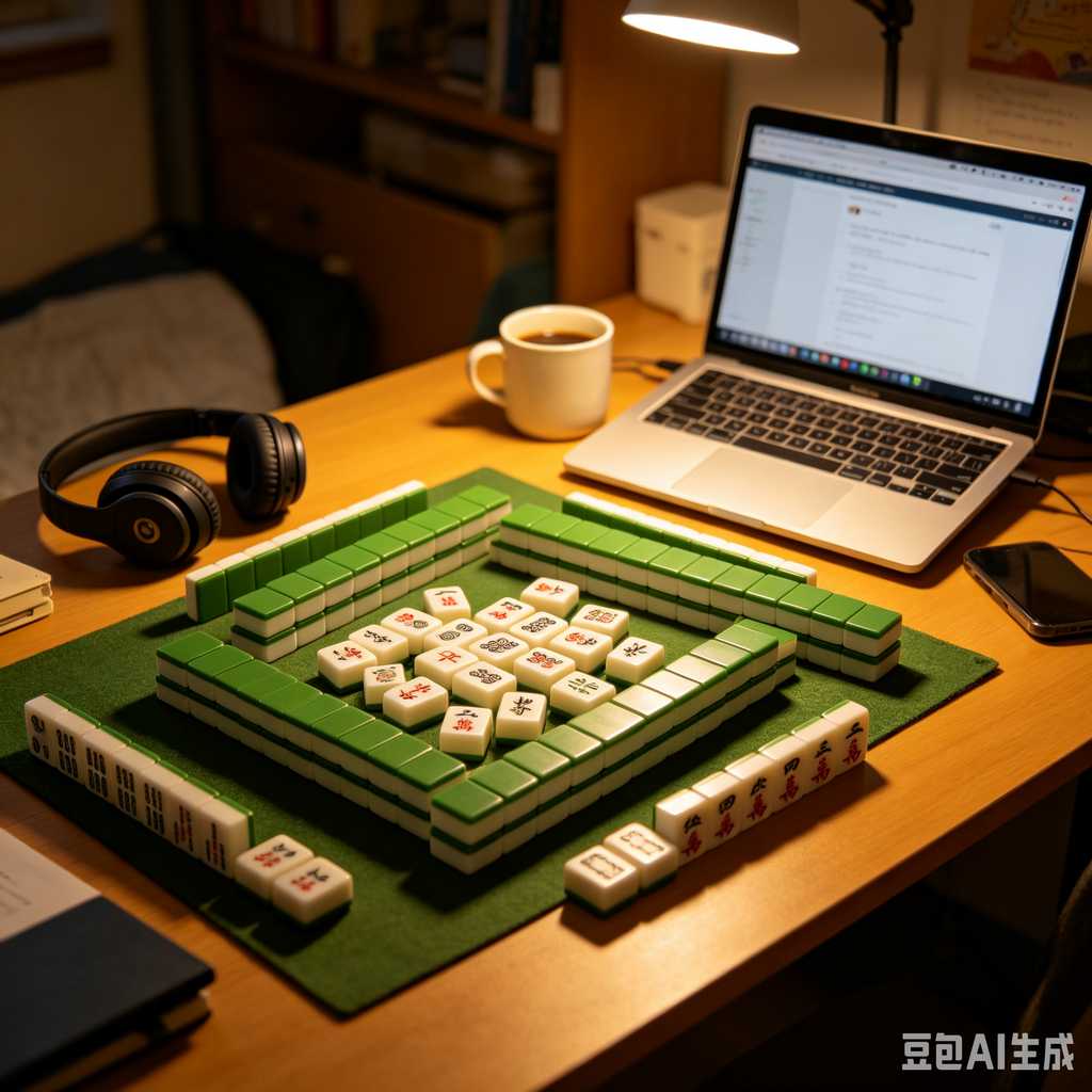 travel mahjong table mat set